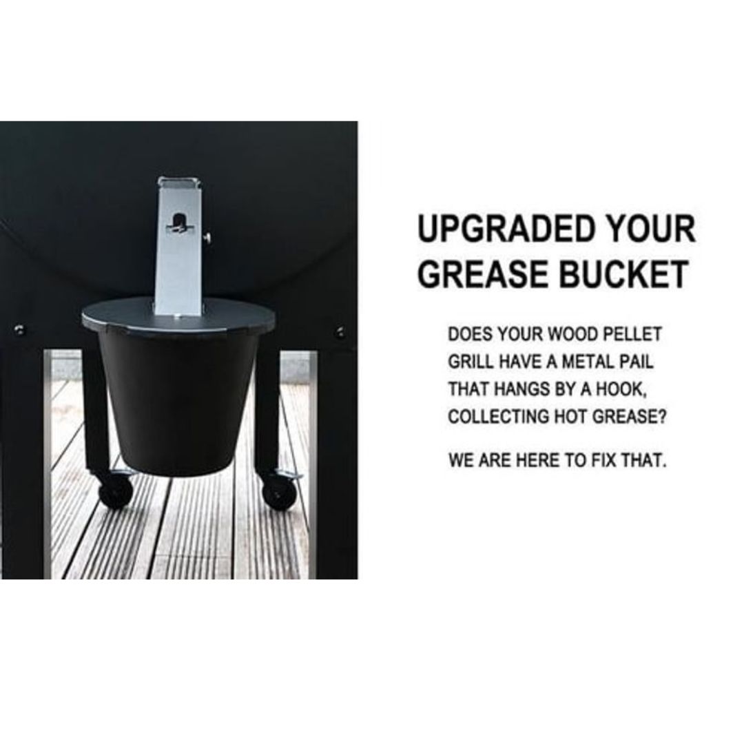 🔥LAST DAY SALE 49% OFF✨Grease Bucket with Lid & Silicone Liner